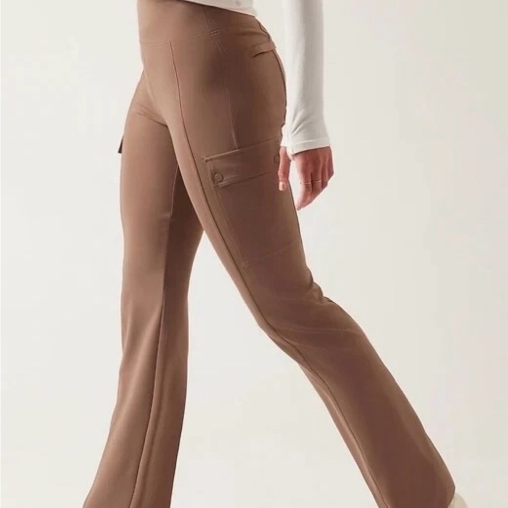 Athleta Brown Boot Cut Pants - Picture 3 of 12